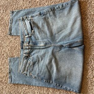 Calvin Klein Jeans Womens Blue‎ Denim 5-Pockets High-Rise Slim Straight-Leg